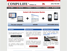 Tablet Screenshot of compulife.ca